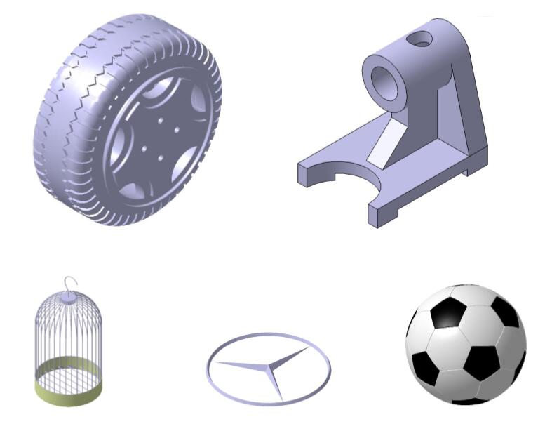 (社员创建的简单常见3d模型图片)